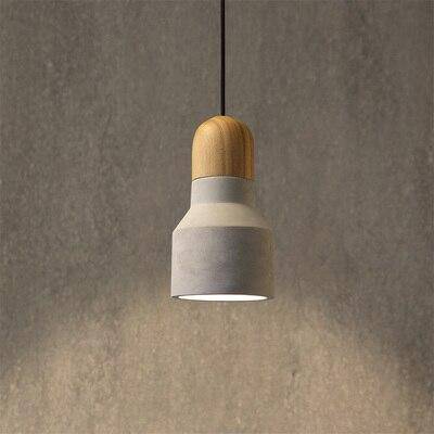 Suspension design en bois et ciment - Studio Variaté