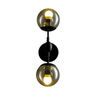 Applique murale Vintage avec boules en verre.