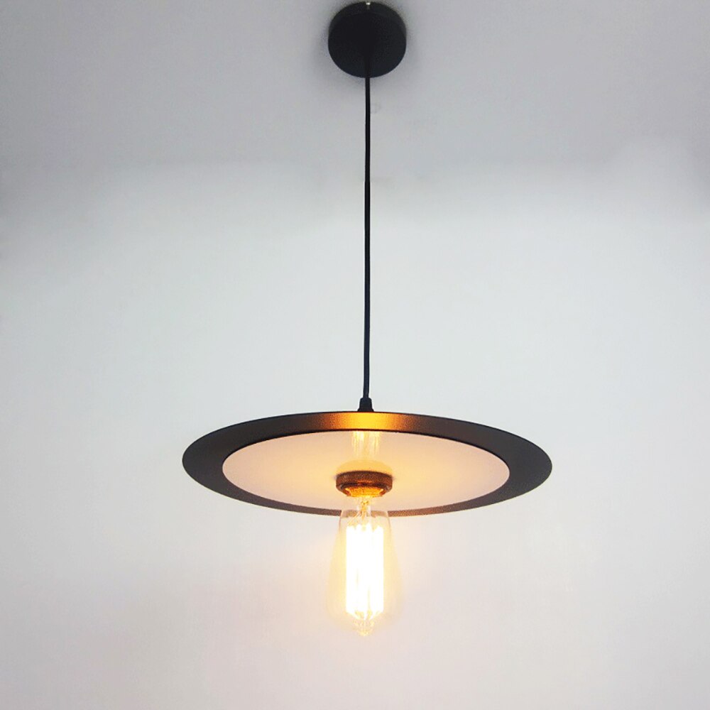 Suspension Oxaly avec abat-jour plat circulaire