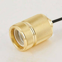Suspension LED cylindre doré - Luxoria