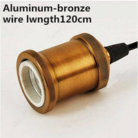 Suspension LED cylindre doré - Luxoria