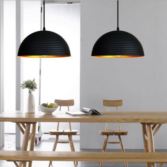 Suspension design rayures demi-boule Cover
