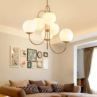 Lustre Doré à Branches Design