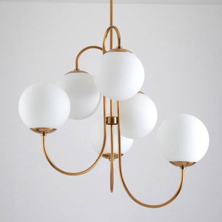 Lustre Doré à Branches Design
