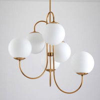 Lustre Doré à Branches Design