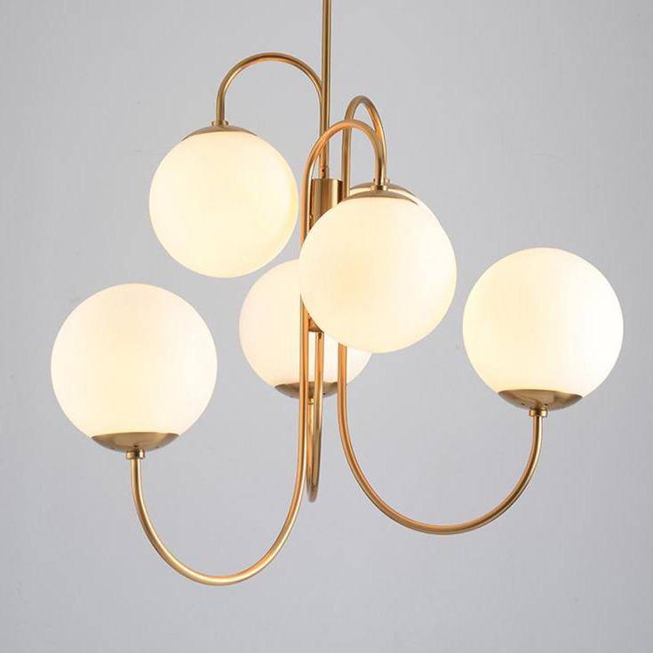 Lustre Doré à Branches Design