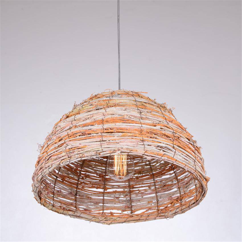 Suspension demi boule en bambou Teahouse - Style Zen