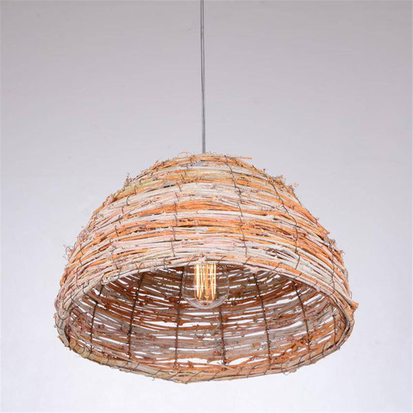 Suspension demi boule en bambou Teahouse - Style Zen