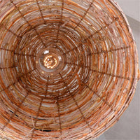 Suspension demi boule en bambou Teahouse - Style Zen