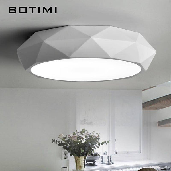 Plafonnier LED Diamant Géométrique
