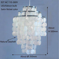 Suspension Natural Confettis Tri-circles