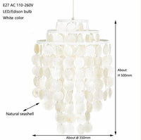 Suspension Natural Confettis Tri-circles