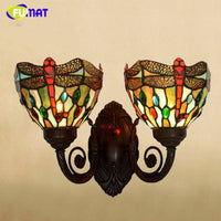 Applique murale vintage en verre coloré - FUMAT