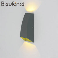 Applique murale design Waterproof: Noir ou Gris