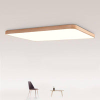 Plafonnier LED Bois Moderne_rectangle
