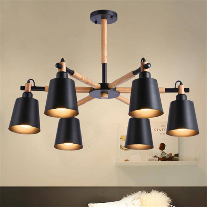 Lustre Personality Rustic Bois & Métal