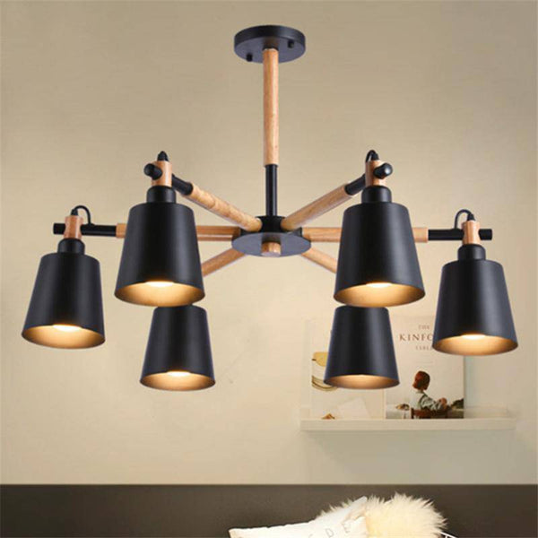 Lustre Personality Rustic Bois & Métal