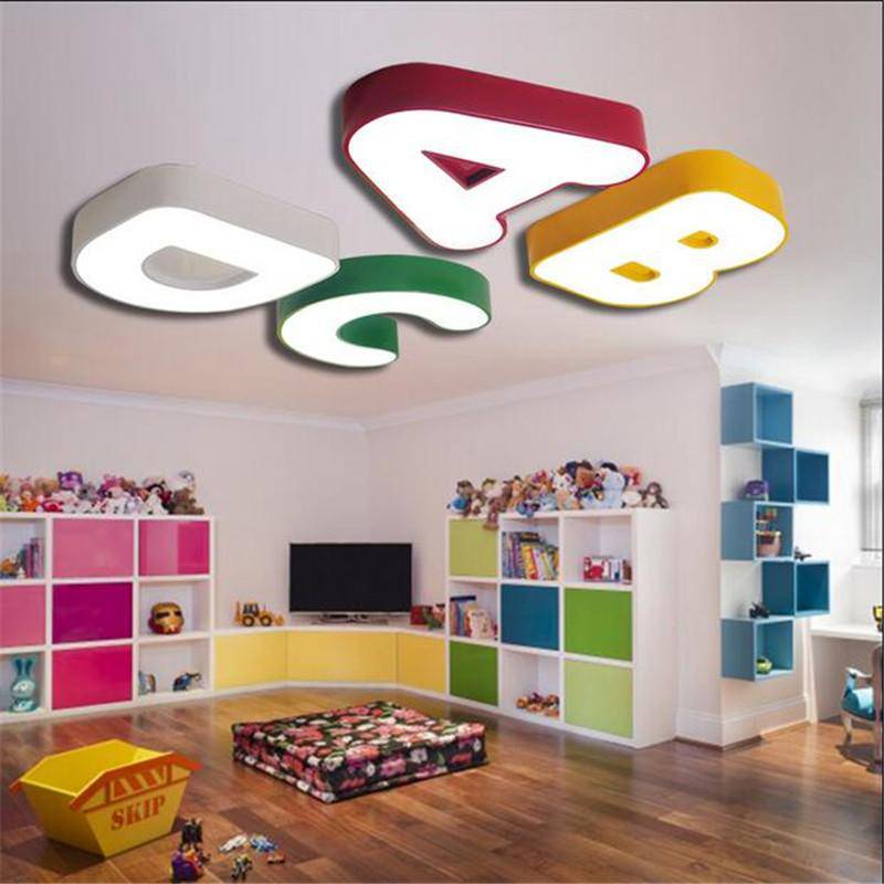 Plafonnier LED Alphabet Enfant