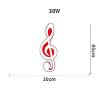 Plafonnier LED Music Notes pour Enfant