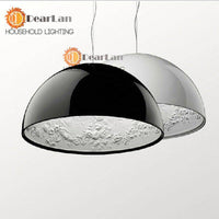 Suspension Florisphère: Demi sphère design avec gravure florale