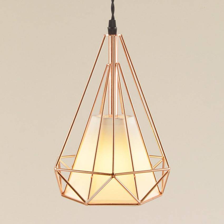 Suspension cage vintage pyramidala
