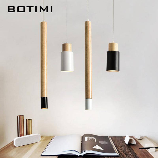 Suspension Bois Naturel Botimi