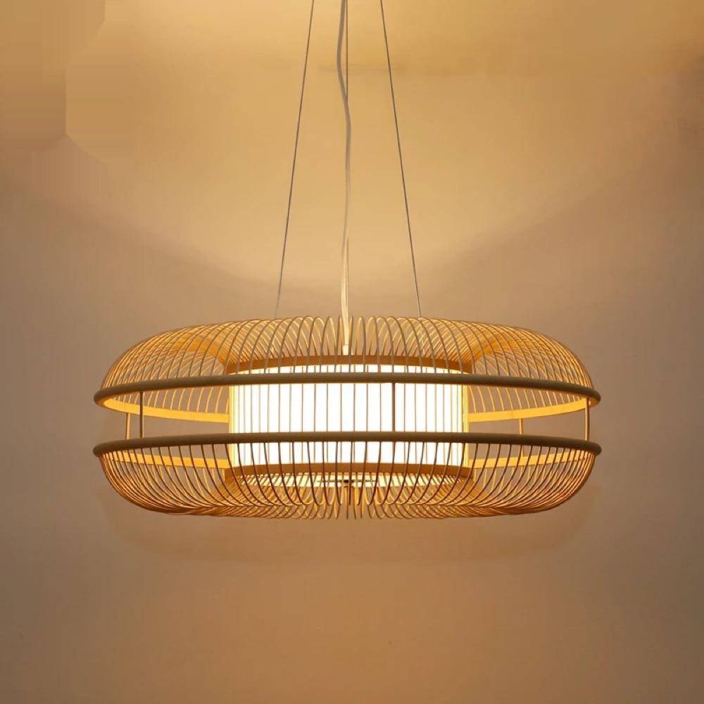 Suspension design ovale en bambou Chandy™