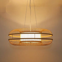 Suspension design ovale en bambou Chandy™