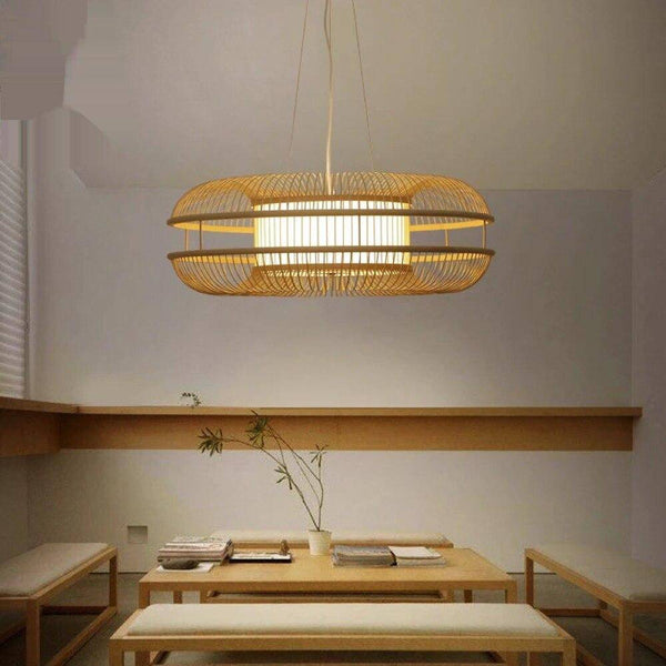 Suspension design ovale en bambou Chandy™