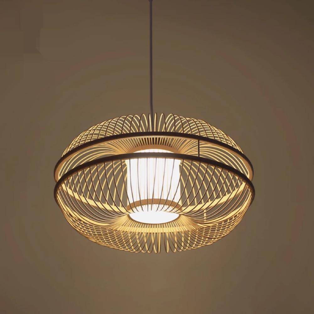 Suspension design ovale en bambou Chandy™