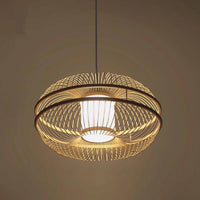 Suspension design ovale en bambou Chandy™
