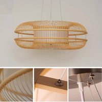 Suspension design ovale en bambou Chandy™