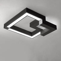 Plafonnier LED 3D Métal Design