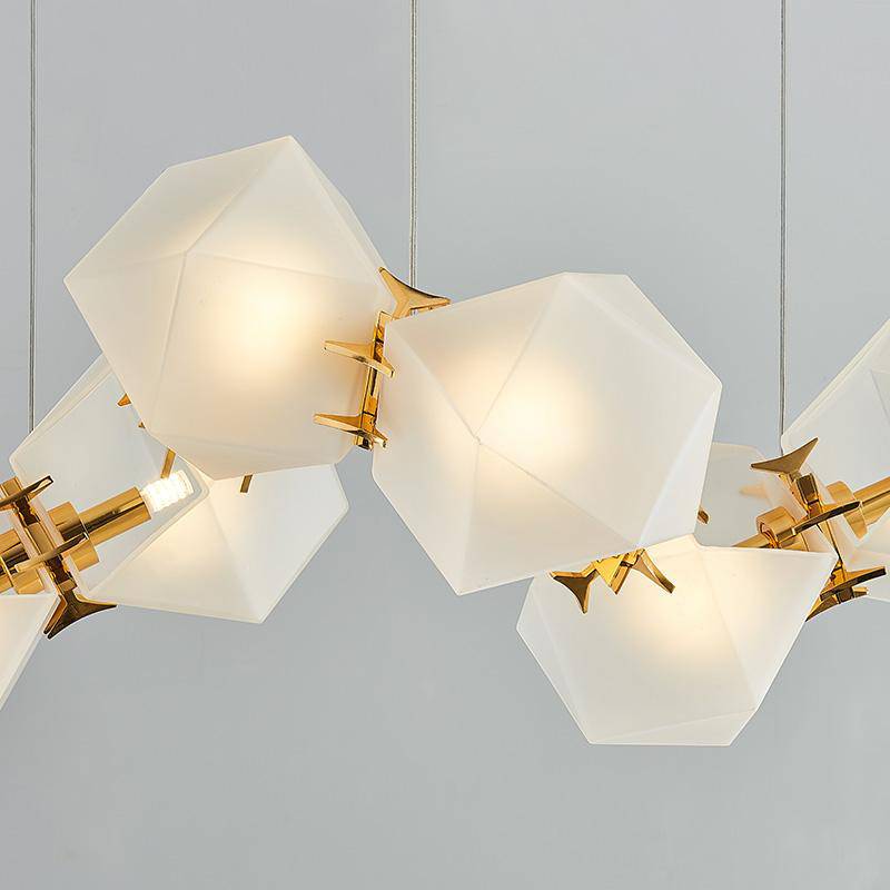 Lustre doré LED Avize Ultra Chic