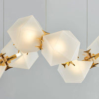 Lustre doré LED Avize Ultra Chic