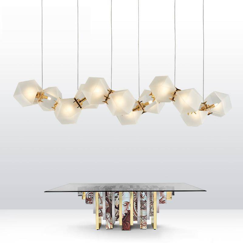 Lustre doré LED Avize Ultra Chic
