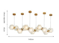 Lustre doré LED Avize Ultra Chic