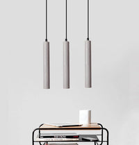 Suspension tube en ciment Nordic chic