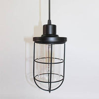 Suspension rétro industriel LED "Cage Light"