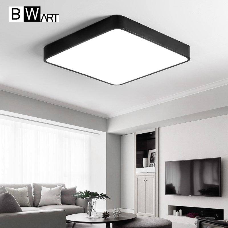 Plafonnier LED Bwart Rectangulaire Moderne.