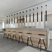 Suspension cylindrique LED Cob - Design Épuré