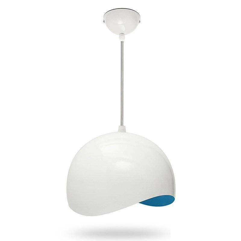 Suspension Eggshell - Blanc et Intérieur Coloré