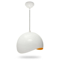 Suspension Eggshell - Blanc et Intérieur Coloré