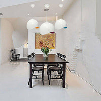Suspension Eggshell - Blanc et Intérieur Coloré