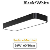 Plafonnier LED Carré Élégant