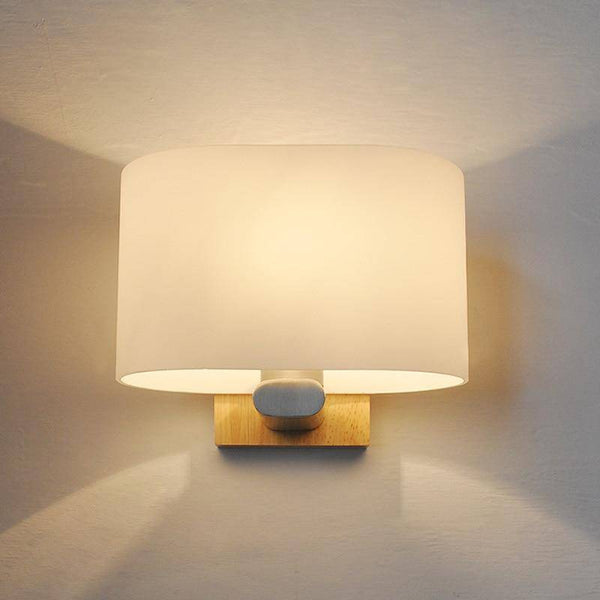 Applique murale LED en bois Design