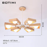 Lustre en bois à LED ajustable WoodLux.