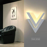 Applique murale LED en V