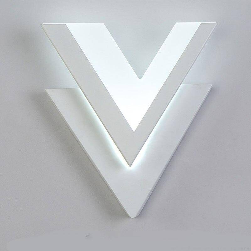 Applique murale LED en V