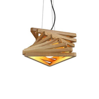 Lustre en bois FruitTriangles